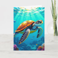 Have a Peaceful Birthday | Sea Turtle