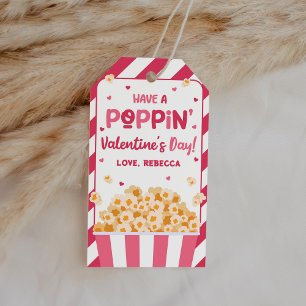 Have a Poppin' Valentine's Day Popcorn Gift Tags