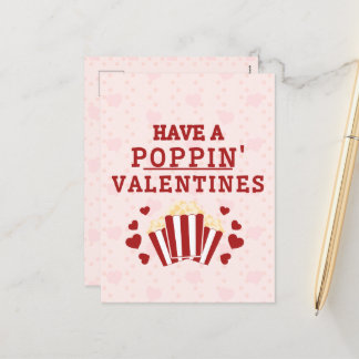 Have a Poppin Valentines Holiday Postcard