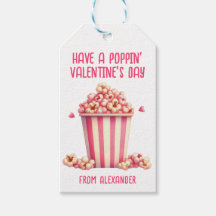 Have a Popping Valentine's Day Pink Popcorn Heart