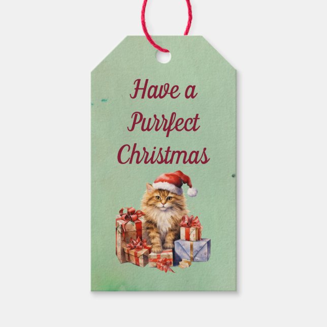 Have a Purrfect Christmas Gift Tag (Front)