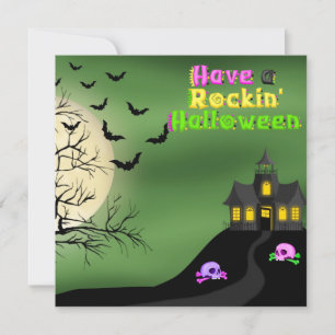 Have a Rockin' Halloween Invitation