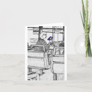 Have A Safe Bus 🚌 Ride Thank You Card