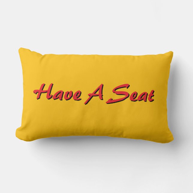Have A Seat 2 Tone Lumbar Cushion (Front)