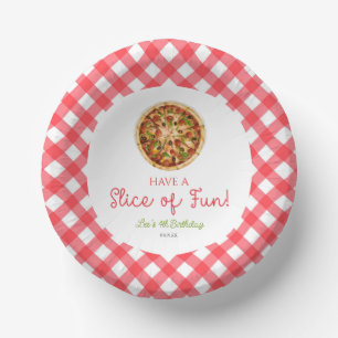 Have A Slice of Fun! Pizza Birthday Party Paper Plate