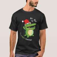 Have a Snappy Christmas Funny Alligator Santa Hat