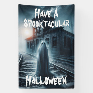 Have a Spooktacular Halloween Ghost Banner