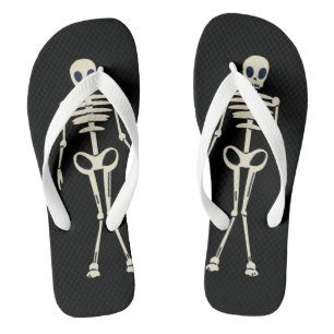 Have A Spooky Halloween, Halloween Skeleton Jandals