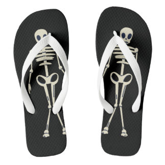 Have A Spooky Halloween, Halloween Skeleton Jandals