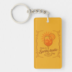 Have A Spritz-Tastic Day Aperol Spritz Wishes Key Ring