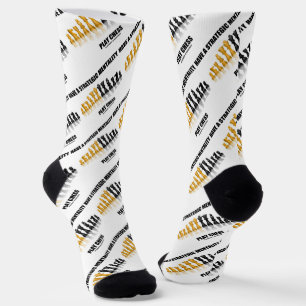 Have A Strategic Mentality Play Chess Advice Socks