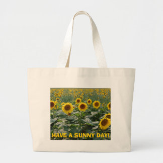 HAVE A SUNNY DAY! LARGE TOTE BAG