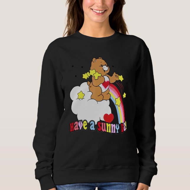 Have A Sunny Day Teddy Bear Rainbow Sweatshirt (Front)