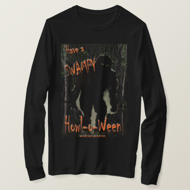 HAVE A SWAMPY HOWL-O-WEEN T-Shirt (Design Front)