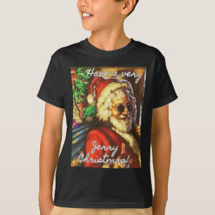 Have A Very Jerry Christmas Garcia Santa Holiday  T-Shirt