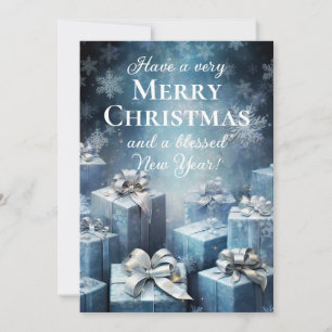 Have a very Merry Christmas and a Blessed New Year Holiday Card