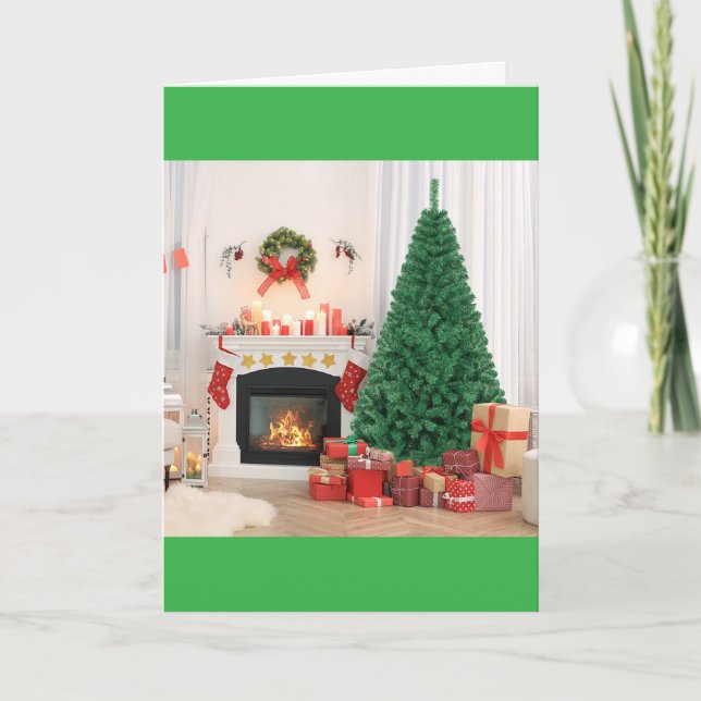 HAVE A "VERY MERRY" CHRISTMAS DAY HOLIDAY CARD (Front)