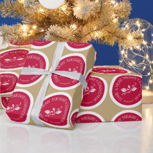 Have A Very Merry Christmas   Holly Wrapping Paper