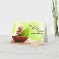 Have a Very Spa Birthday (card)