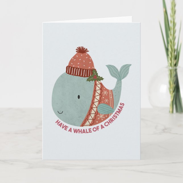  Have a Whale of a Christmas Card (Front)