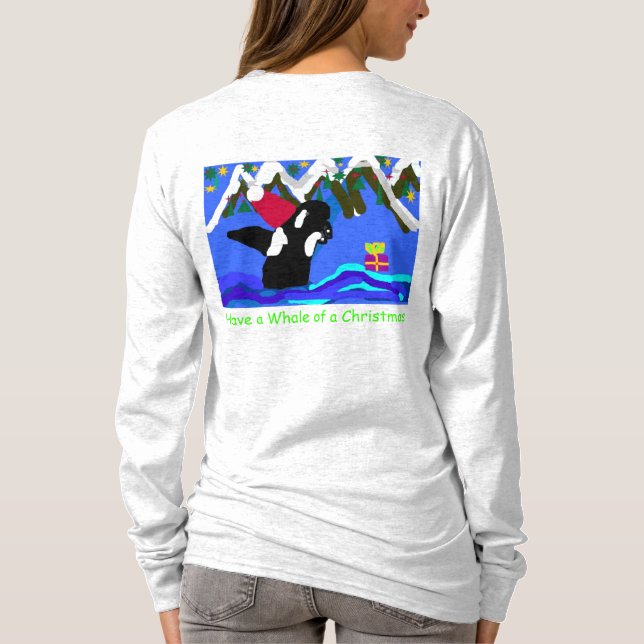 Have a Whale of a Christmas T-Shirt (Back)