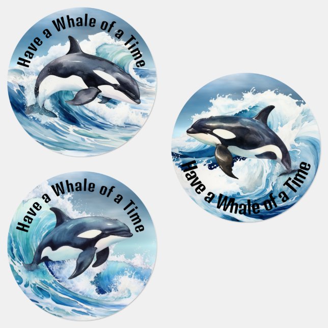 "Have a Whale of a Time" Pivotal Idiom with Orca (Group)