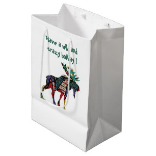 Have A Wild And Crazy Holiday Medium Gift Bag