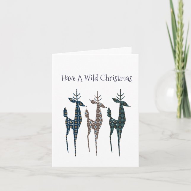 Have A Wild Christmas Card (Front)