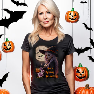 Have a Witching Witches & Warlocks Halloween T-Shirt