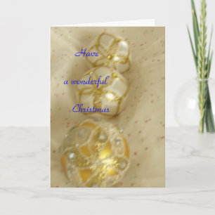 Have a wonderful Christmas Holiday Card