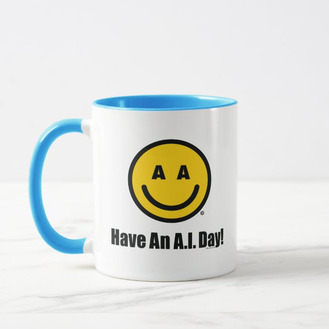 "Have An A.I. Day!" Official Mug (Left)