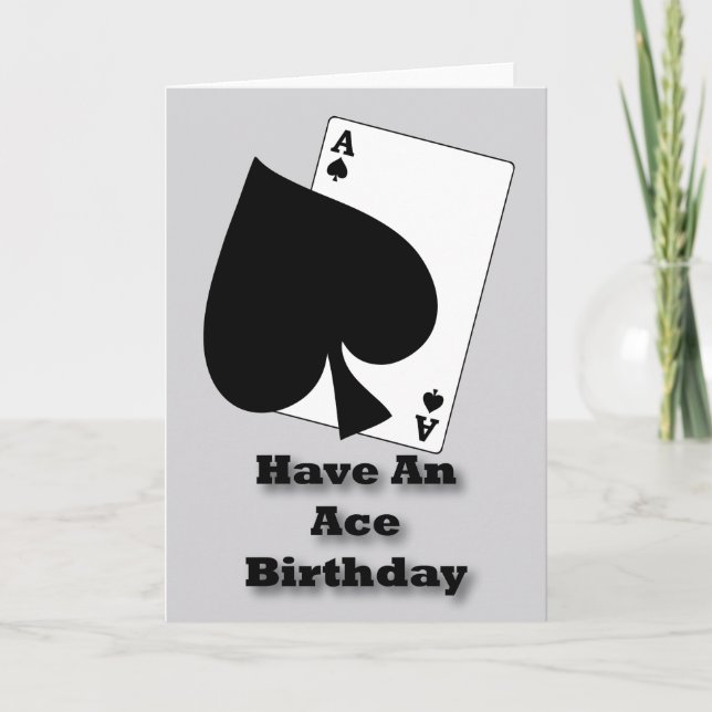 Have An Ace Birthday Card (Front)
