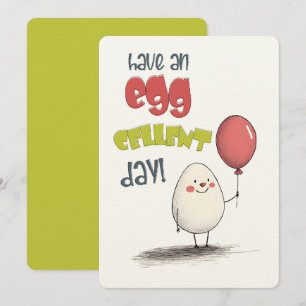 Have an Egg-cellent Day! A Sunny-Side-Up Birthday Invitation
