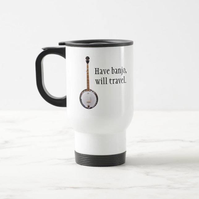 Have Banjo, Will Travel Mug (Left)