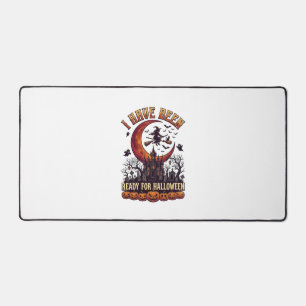 Have Been Ready Halloween Witch Castle Moon_1 Desk Mat