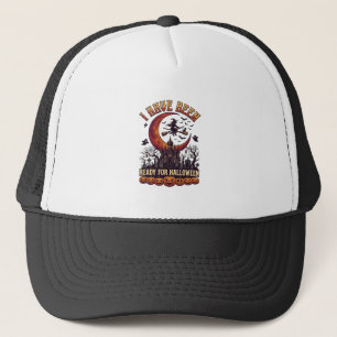 Have Been Ready Halloween Witch Castle Moon_1 Trucker Hat