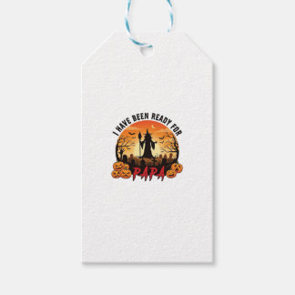 Have Been Ready Papa Halloween Witch Pumpkins Grav Gift Tags