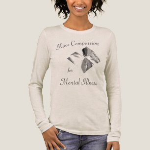 "Have Compassion for Mental Illness" Charcoal Grey Tri-Blend Shirt