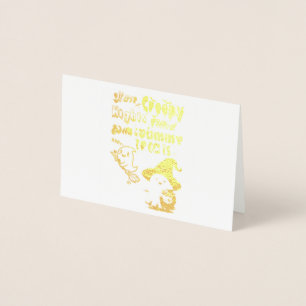 Have Creepy Nights Filled With Yummy Treats Foil Card