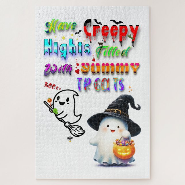 Have Creepy Nights Filled With Yummy Treats Jigsaw Puzzle (Vertical)