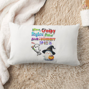 Have Creepy Nights Filled With Yummy Treats Lumbar Cushion