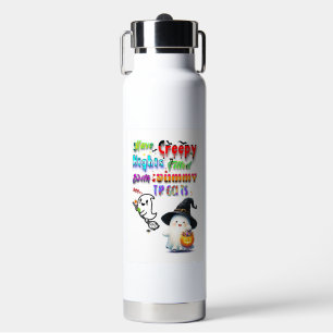 Have Creepy Nights Filled With Yummy Treats Water Bottle