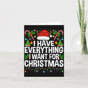 Have Everything Need Couples Pyjamas Christmas Card