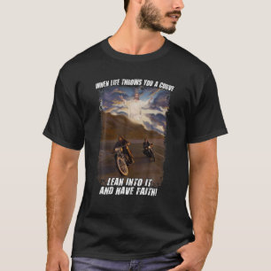 Have Faith Christian Biker - Motorcycle Jesus Desi T-Shirt