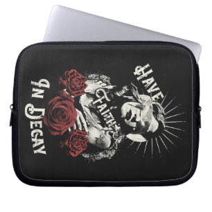Have Faith in Decay - Gothic Design Laptop Sleeve
