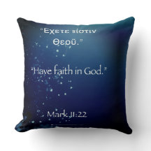 Have Faith in God in Greek 