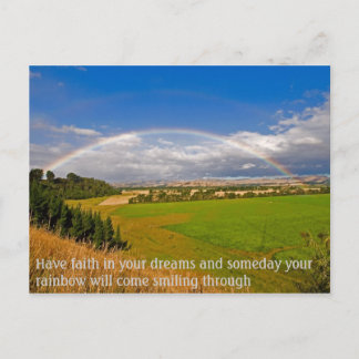Have faith in your dreams postcard