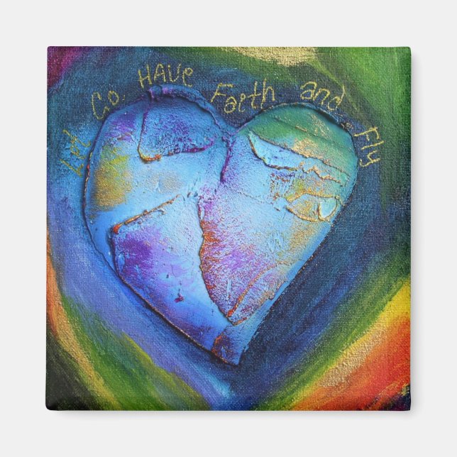 Have Faith Magnet blue (Front)