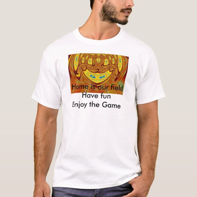 Have Fun Enjoy The Game Basic T-Shirt Template (Front)
