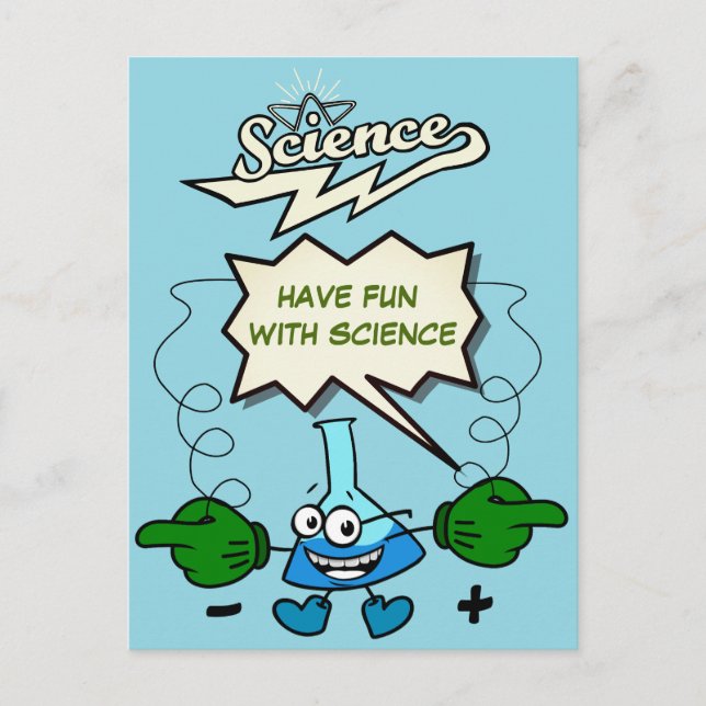 Have Fun With Science Postcard (Front)